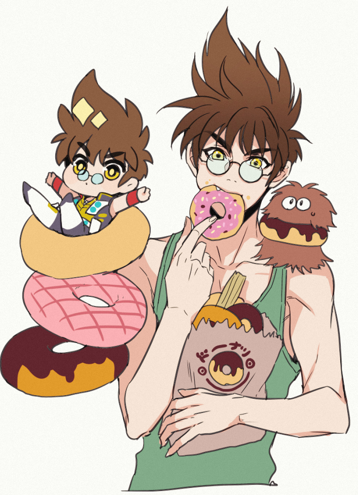 nekki basara and guvava (macross and 1 more) drawn by mayuki_(ubiquitous)