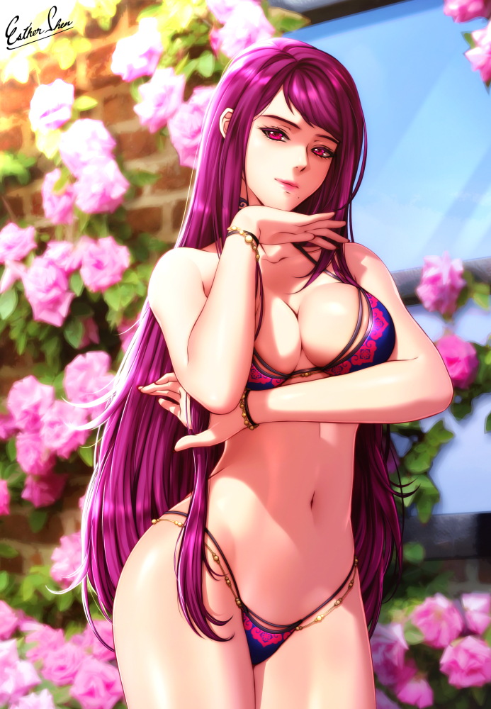 ivy (fire emblem and 1 more) drawn by esther_shen