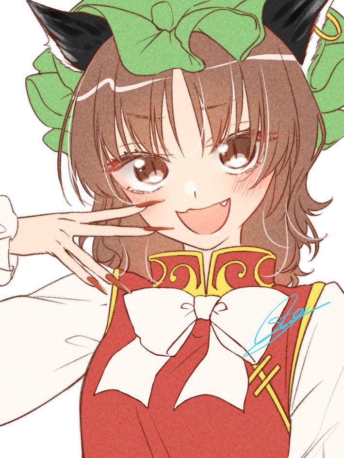 chen (touhou and 1 more) drawn by souta_(karasu_no_ouchi)