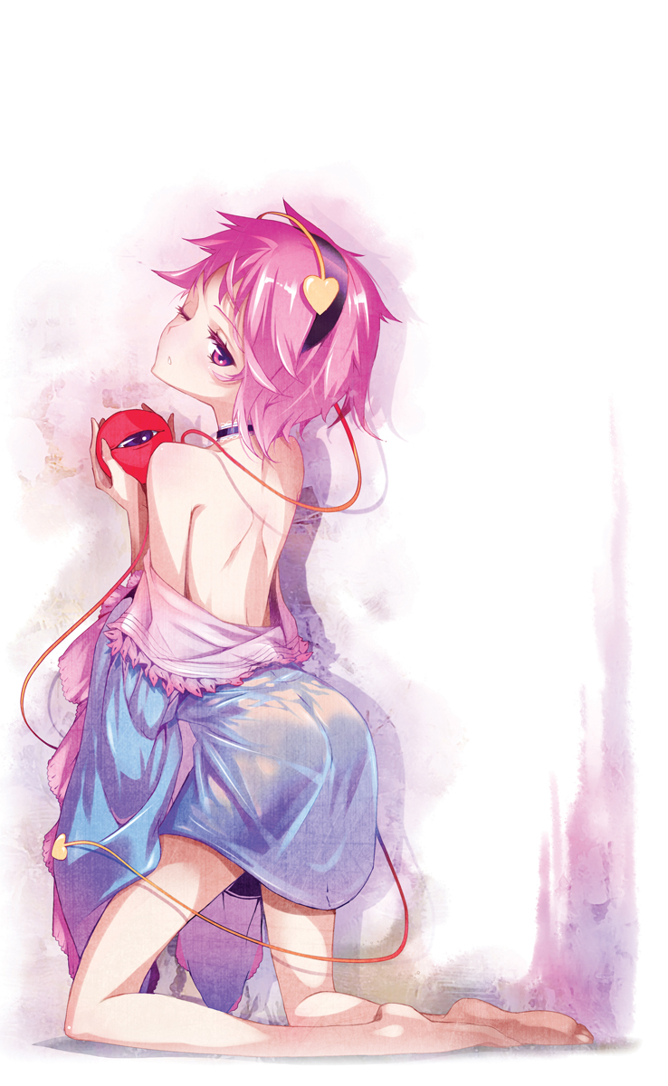 komeiji satori (touhou) drawn by hong_(white_spider)