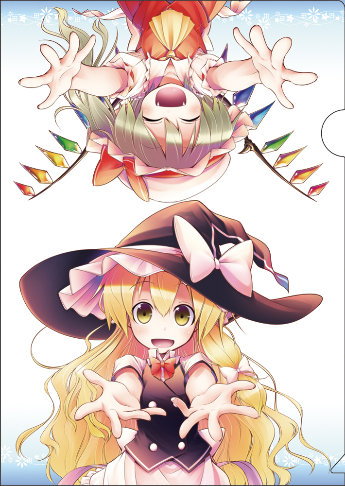 kirisame marisa and flandre scarlet (touhou) drawn by aozora_market