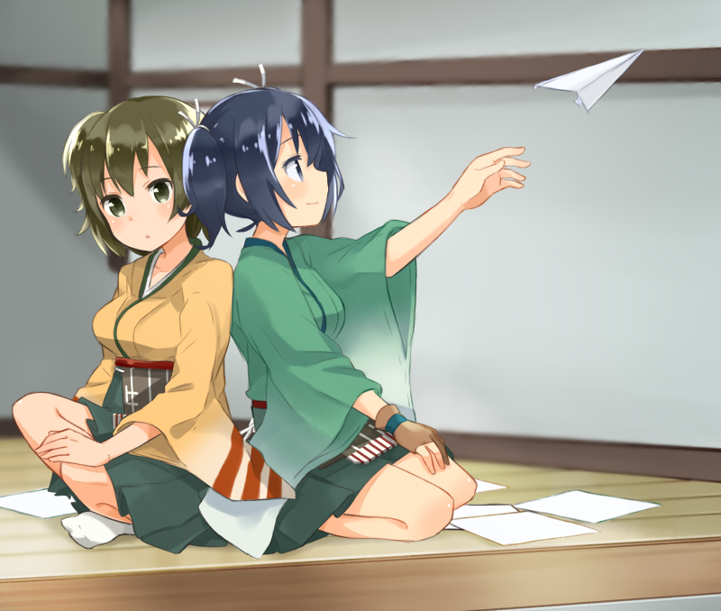 souryuu and hiryuu (kantai collection) drawn by b_allbrack