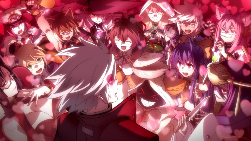 makoto nanaya, noel vermillion, ragna the bloodedge, taokaka, mai natsume, and 8 more (blazblue and 1 more)