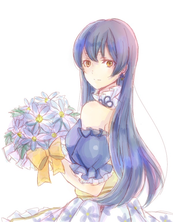 sonoda umi (love live! and 2 more) drawn by uro_(m369)