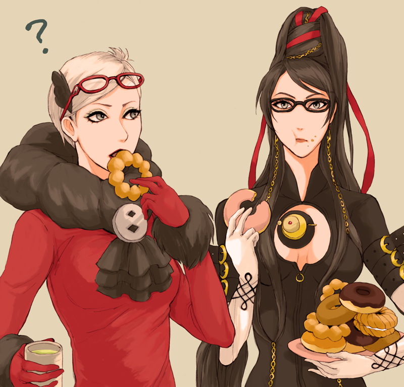 bayonetta and jeanne (bayonetta and 1 more) drawn by yperit212