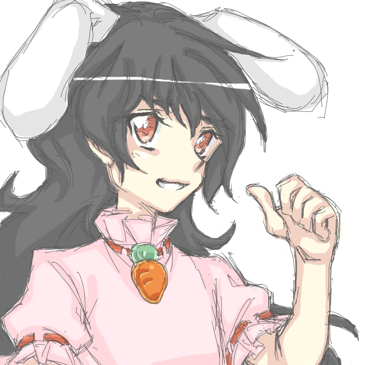 inaba tewi (touhou) drawn by yuusha-chan_(gassaku_no_hito)