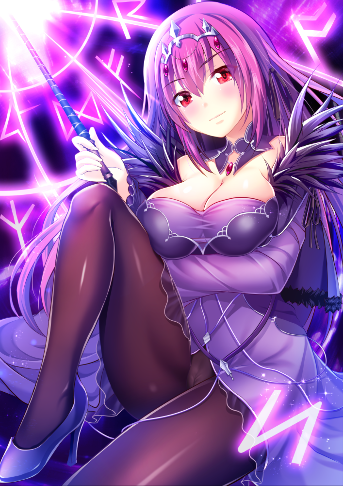 scathach and scathach skadi (fate and 1 more) drawn by izumi_akane
