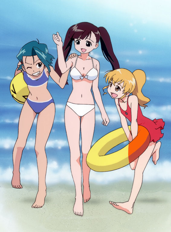 todoriki rin, ooe chizuko, and sakura miyuki (mahoromatic)