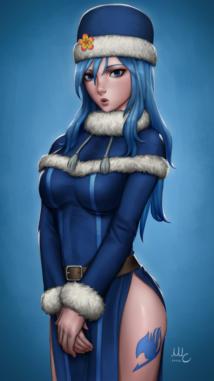 juvia lockser (fairy tail) drawn by sciamano240