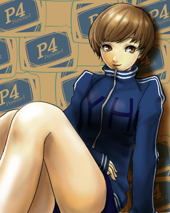 satonaka chie (persona and 1 more) drawn by rasneko
