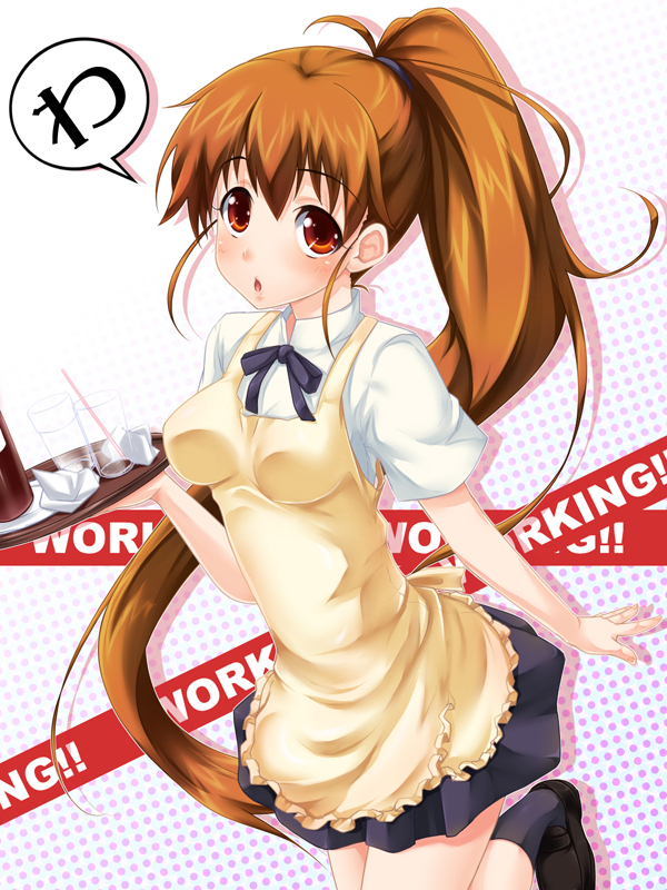 taneshima popura (working!!) drawn by yukinon_(tsuki_koubou)