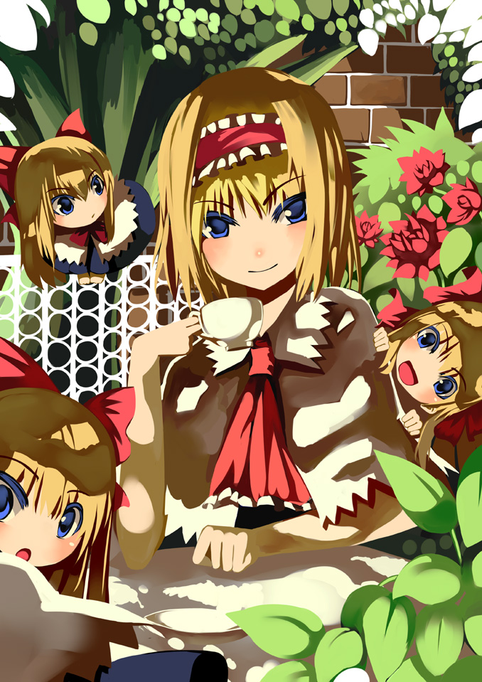 alice margatroid and shanghai doll (touhou) drawn by kureha_(ironika)