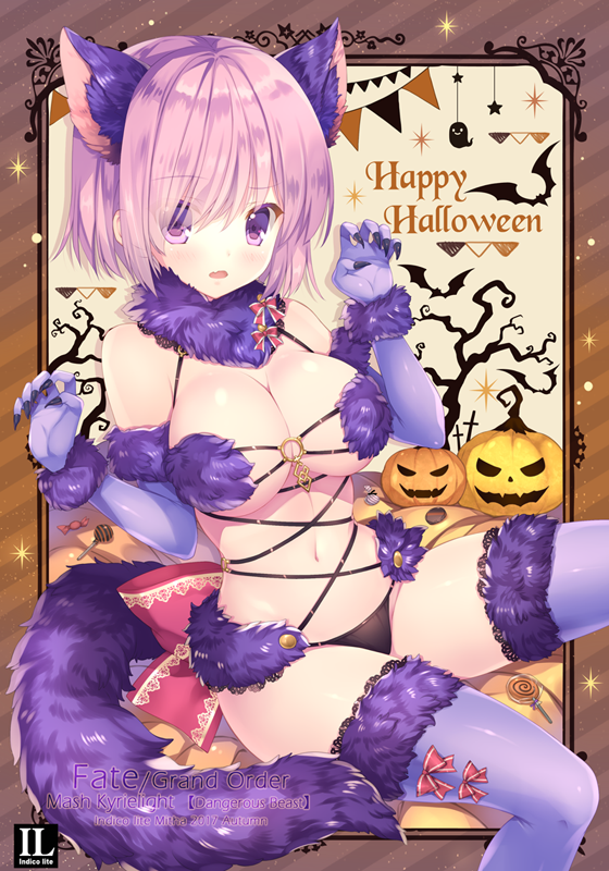 mash kyrielight (fate and 1 more) drawn by mitha