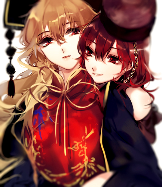 junko and hecatia lapislazuli (touhou) drawn by hug_(yourhug)