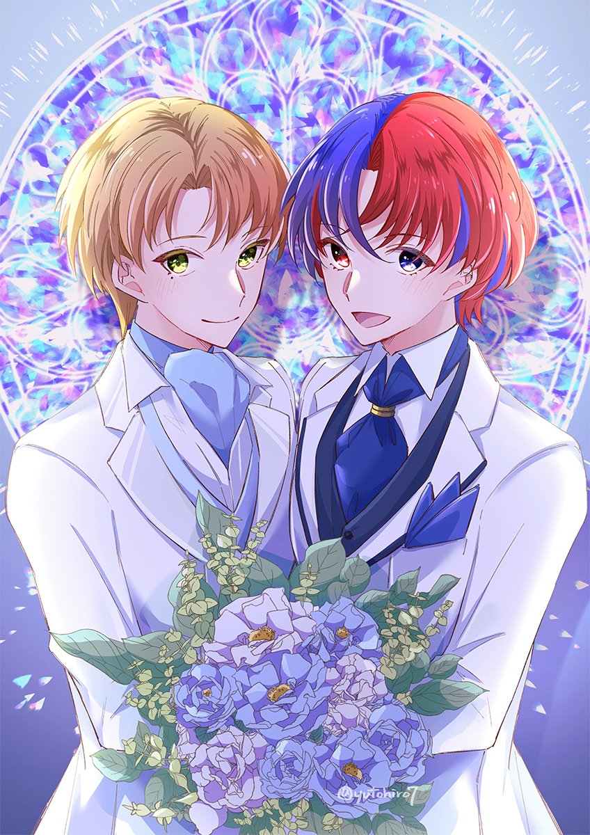 male alear and alfred (fire emblem and 1 more) drawn by yutohiroya