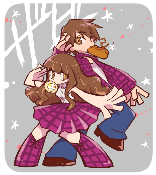 kishinami hakuno (fate and 3 more) drawn by yakan_(kusogaki_teikoku)
