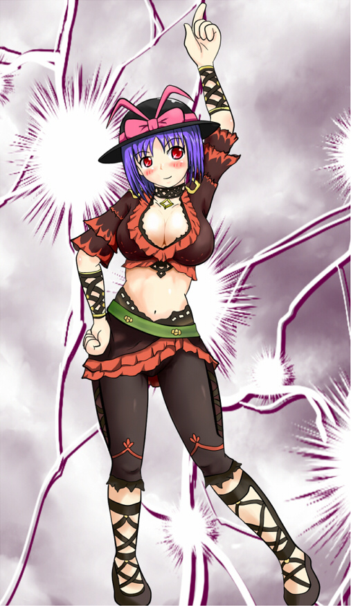 nagae iku (touhou and 4 more) drawn by matataki27