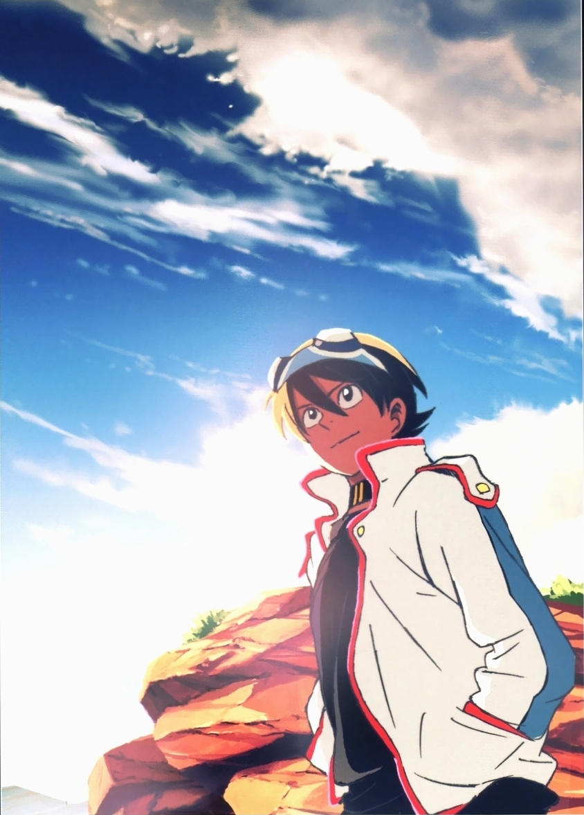 simon (tengen toppa gurren lagann) drawn by kikuchi_daisuke