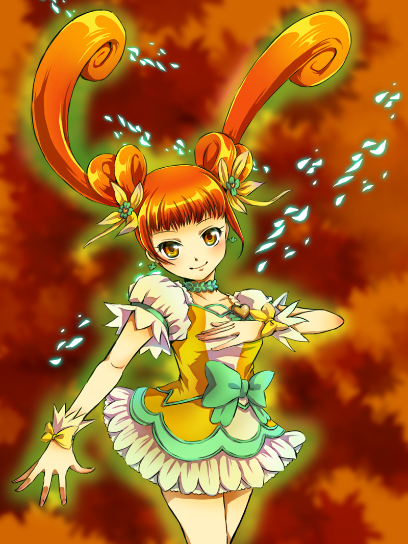 yotsuba alice and cure rosetta (precure and 1 more) drawn by matsuke_sasaru