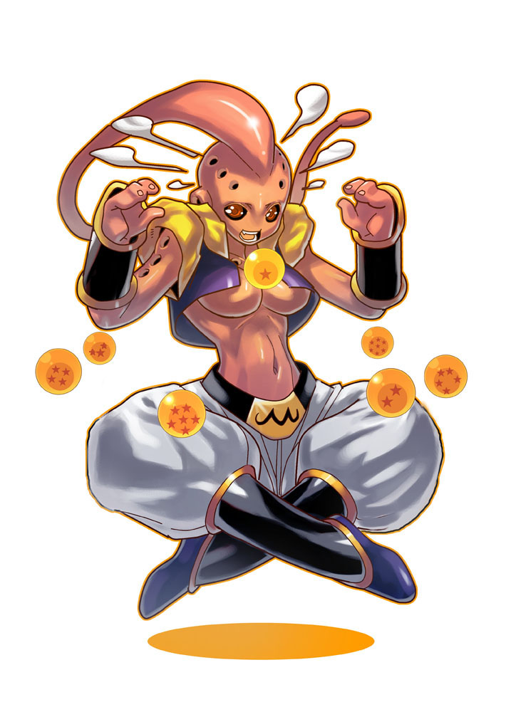 majin buu and super buu (dragon ball and 1 more) drawn by fengmo