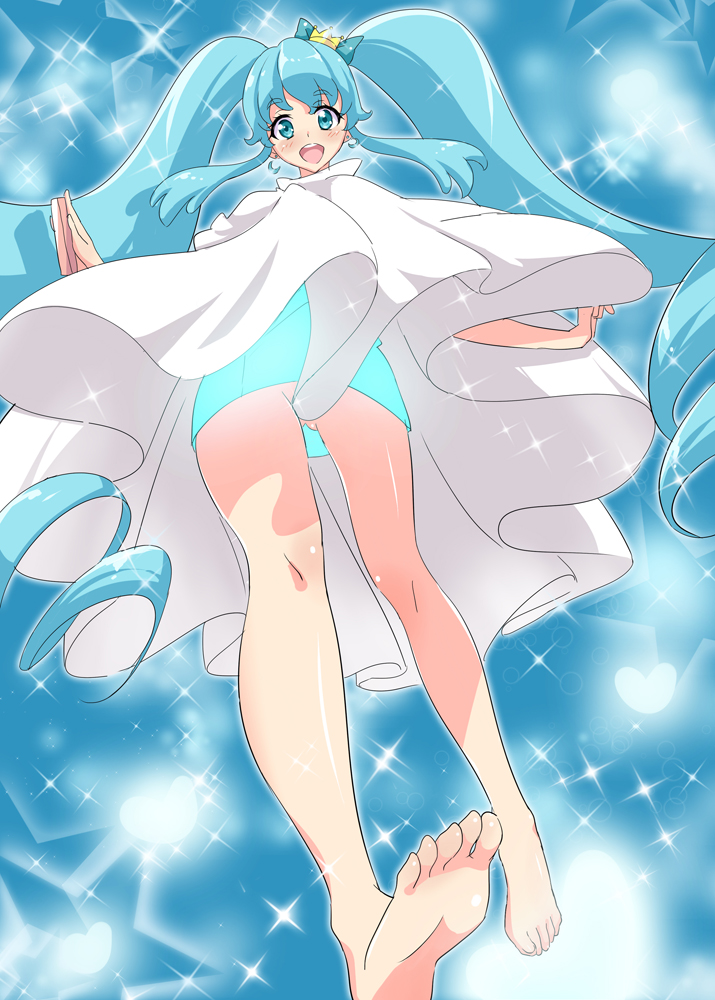shirayuki hime and cure princess (precure and 1 more) drawn by taromarun
