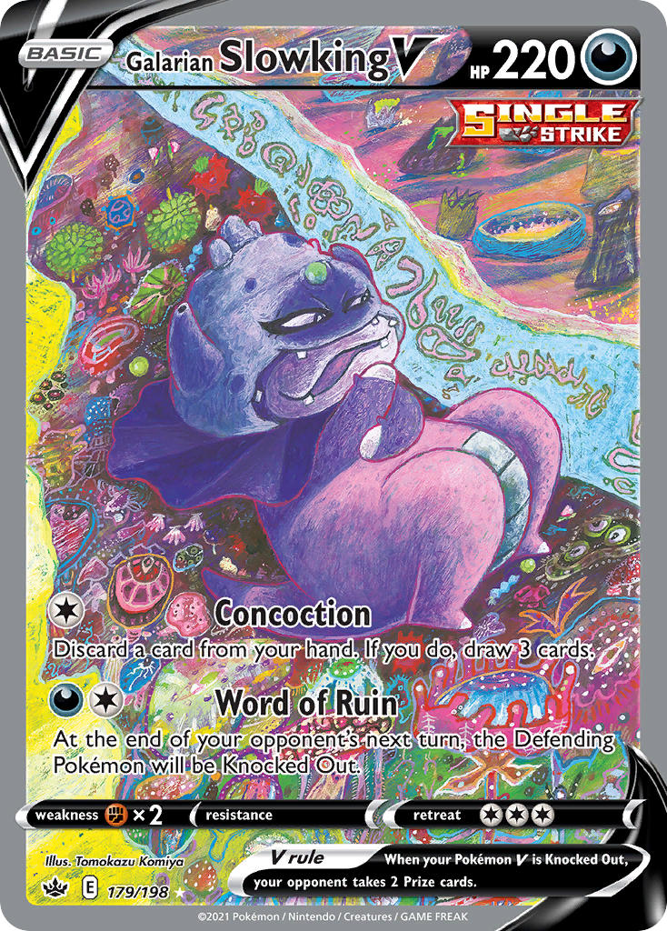 galarian slowking (pokemon and 1 more) drawn by komiya_tomokazu