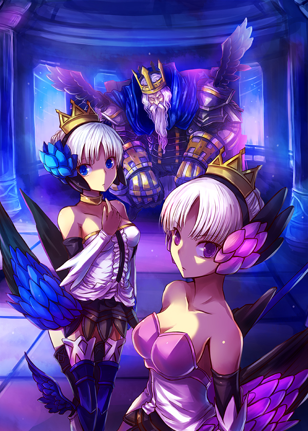 gwendolyn, odin, and griselda (odin sphere) drawn by kara_(color)