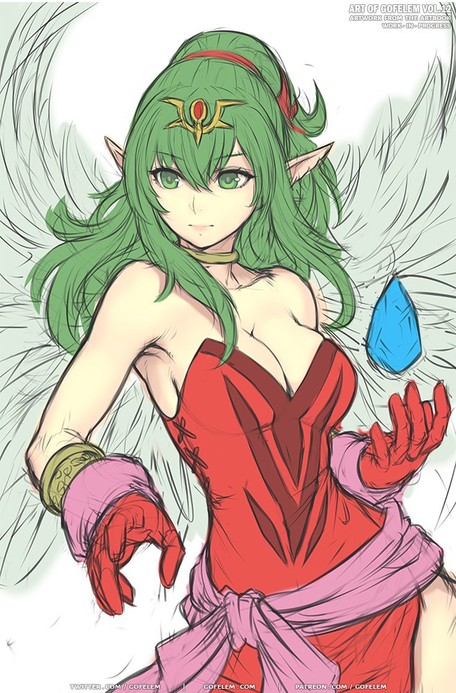tiki (fire emblem and 2 more) drawn by gofelem