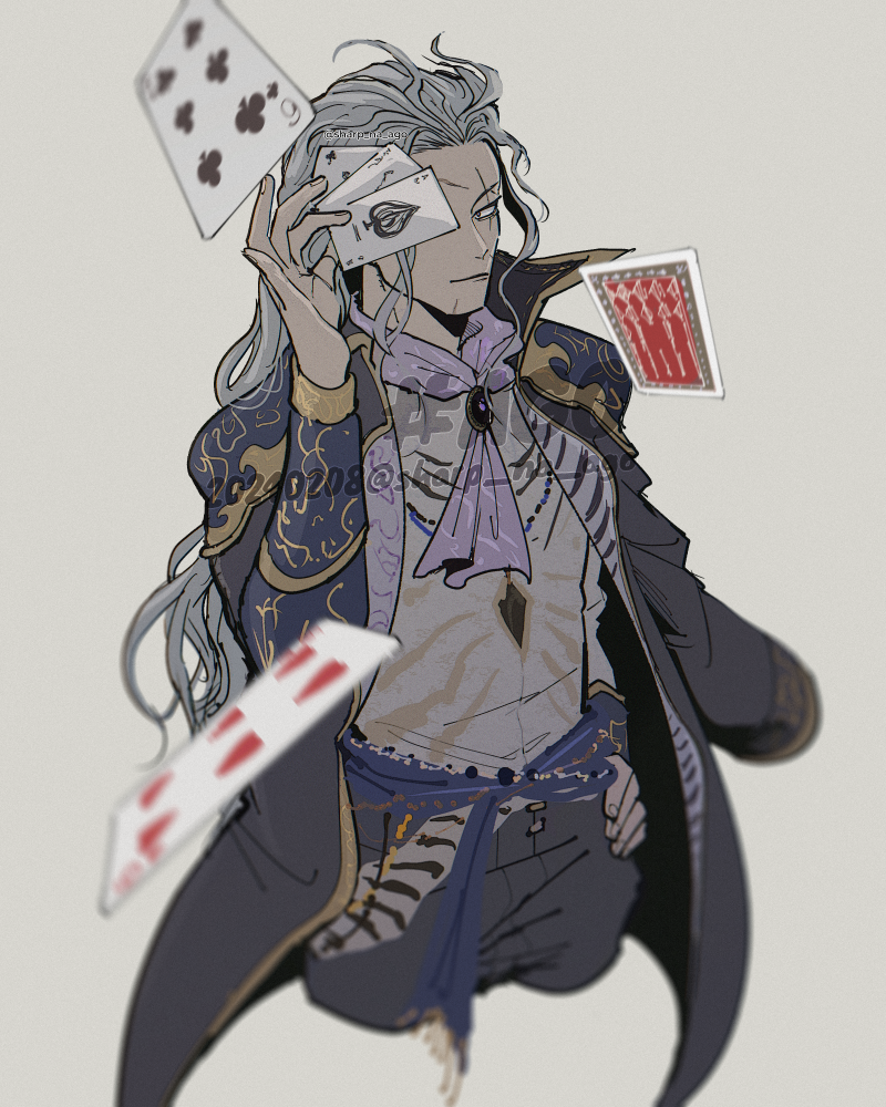 setzer gabbiani (final fantasy and 1 more) drawn by sharp_na_ago