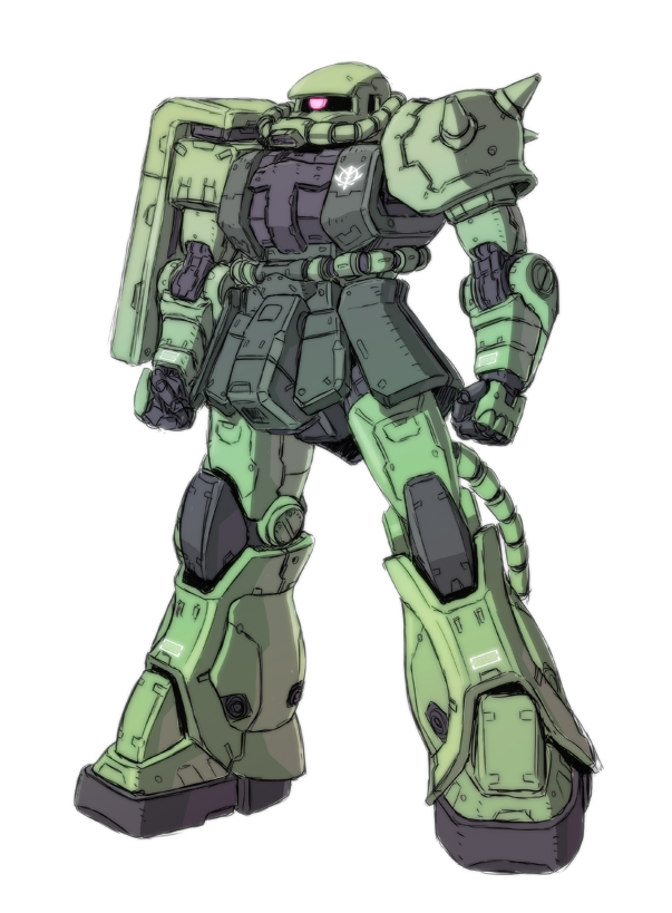 zaku ii and zaku ii f/j (gundam and 1 more) drawn by kuramochi_kyouryuu
