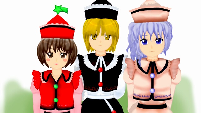 lunasa prismriver, merlin prismriver, and lyrica prismriver (touhou) drawn by misakikawaii05