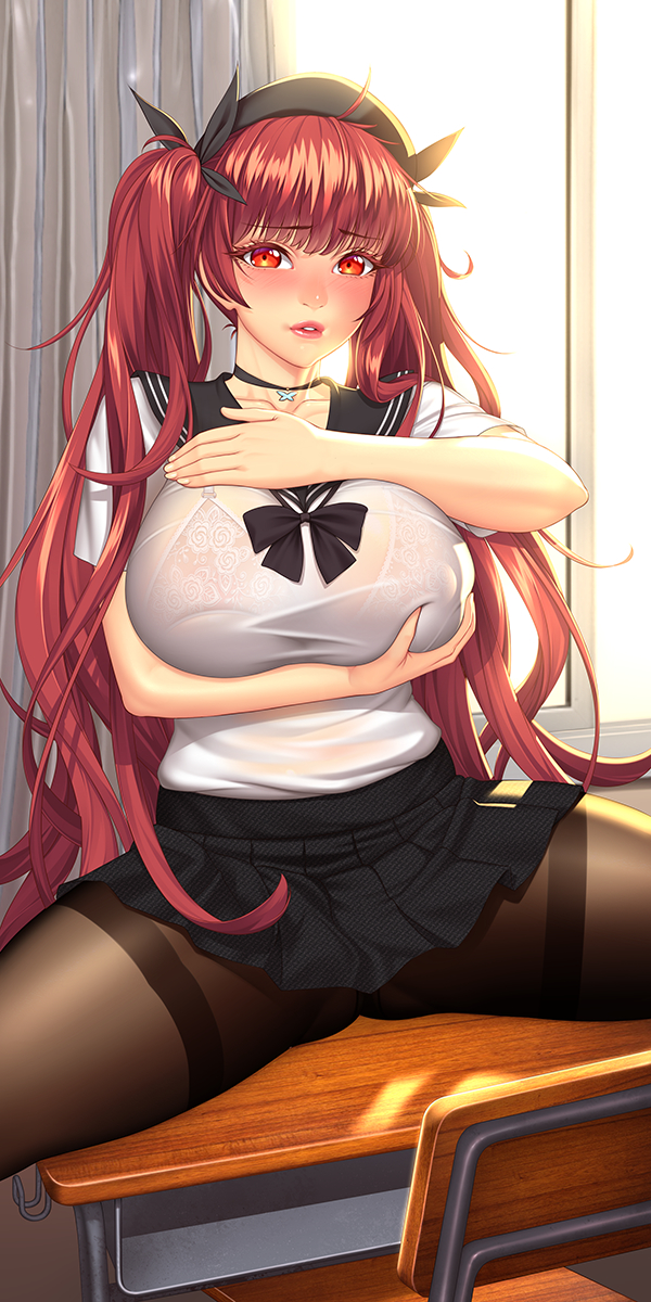 honolulu (azur lane) drawn by lucknight