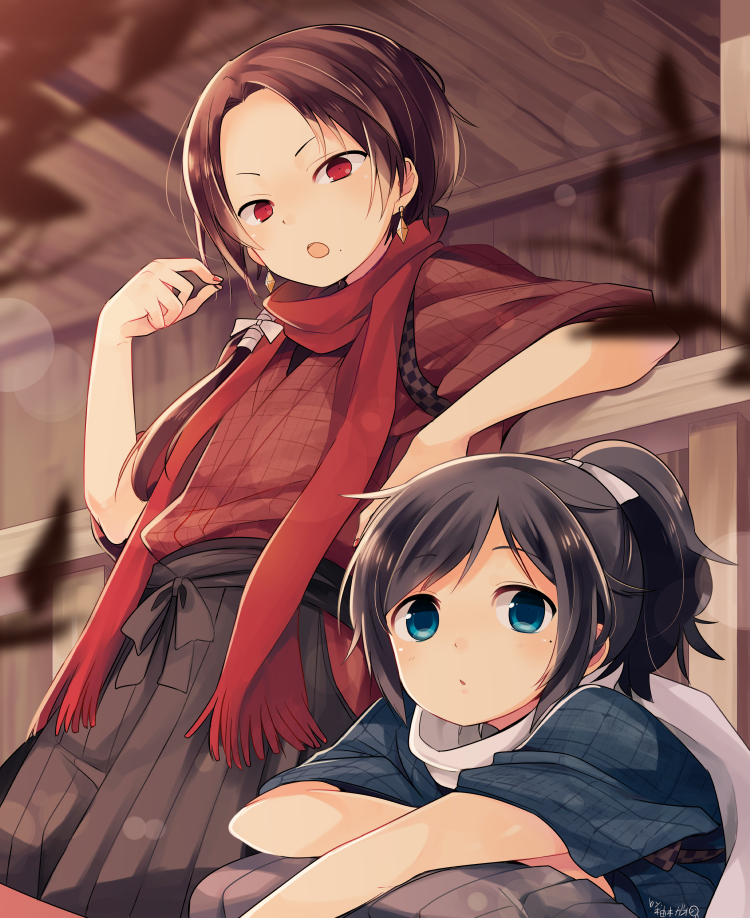 kashuu kiyomitsu and yamato-no-kami yasusada (touken ranbu) drawn by yuzuki_gao