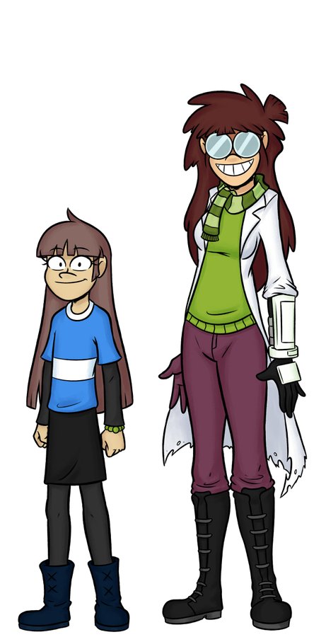 lisa loud and lulu loud (the loud house) drawn by green_skull_34