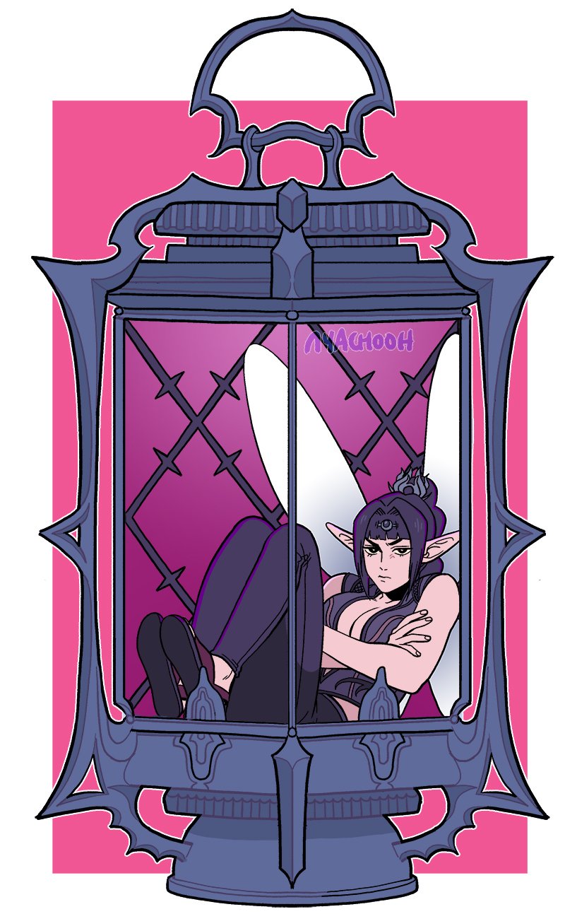 shadowheart (dungeons & dragons and 2 more) drawn by nyachooh