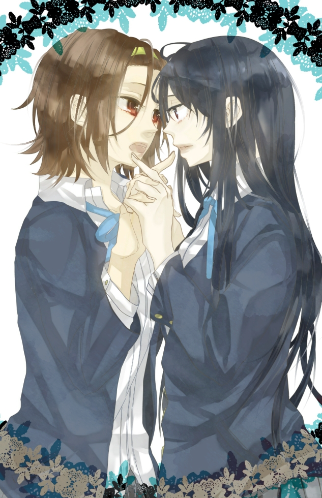 akiyama mio and tainaka ritsu (k-on!) drawn by yusa_chika