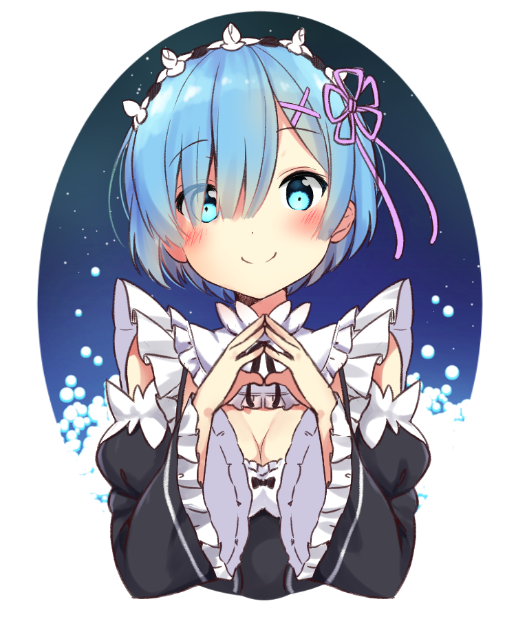 rem (re:zero kara hajimeru isekai seikatsu) drawn by kaxukin