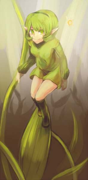 saria (the legend of zelda and 1 more) drawn by ta-to_(sprout)