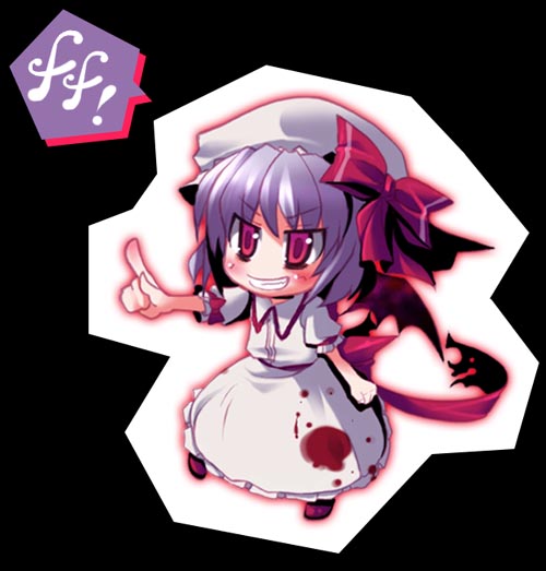 remilia scarlet (touhou) drawn by utsurogi_angu and yukizuki_chikuba