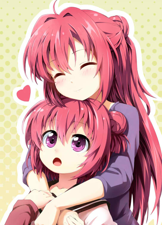 akaza akari and akaza akane (yuruyuri) drawn by grune