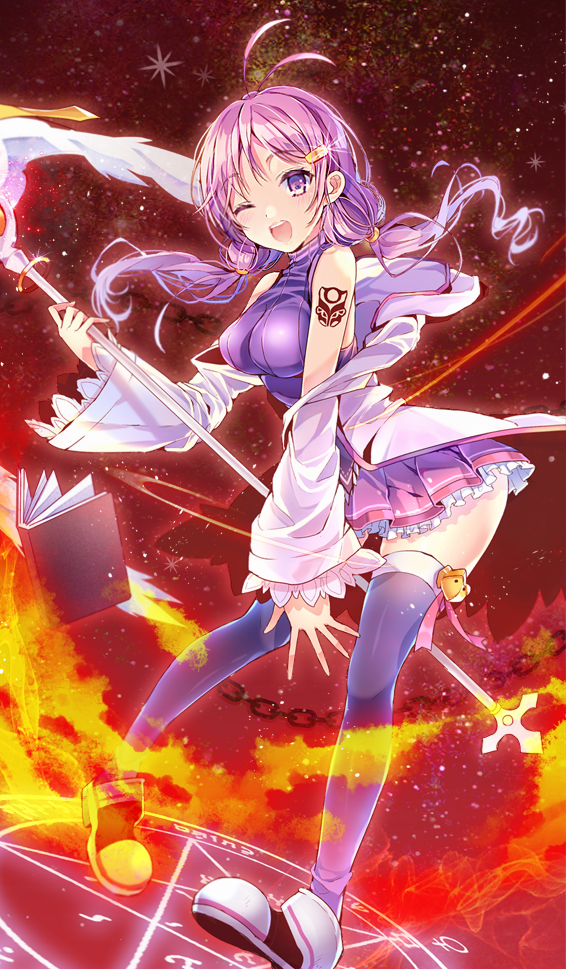 aisha landar and elemental master (elsword) drawn by pinb