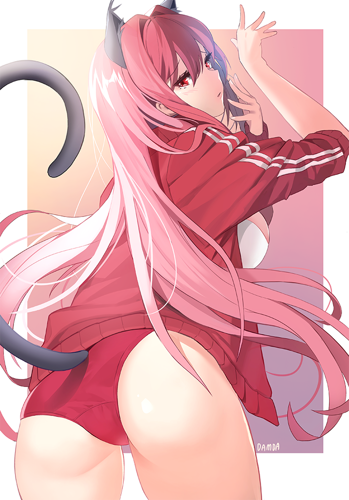 scathach (fate and 1 more) drawn by damda