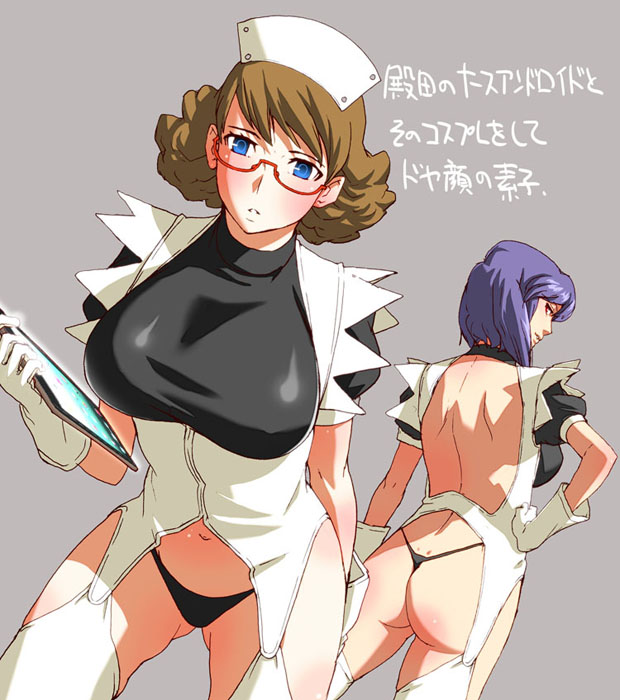 kusanagi motoko (ghost in the shell and 1 more) drawn by oono_tsutomu