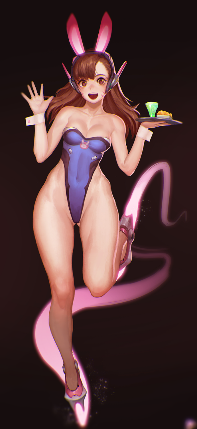 d.va (overwatch and 1 more) drawn by instant_ip