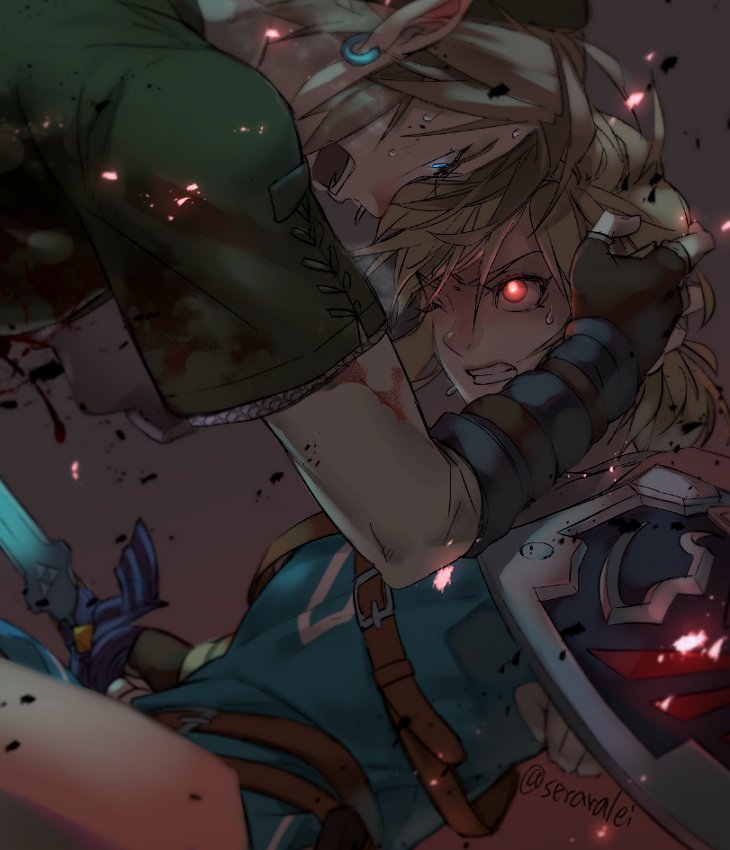 link (the legend of zelda and 3 more) drawn by natsuyon