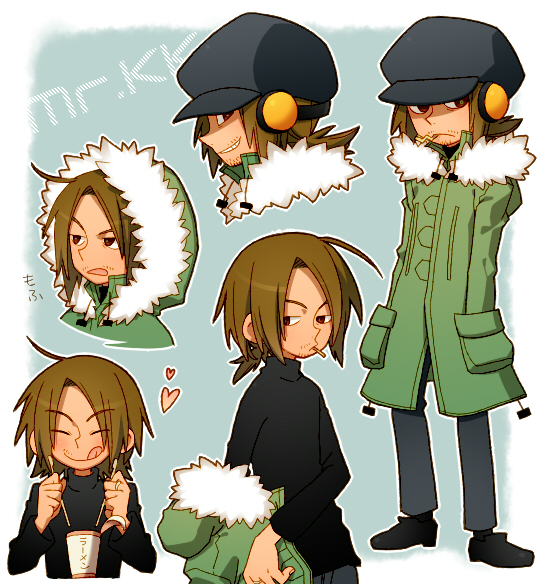 mr. kk (bemani and 1 more) drawn by kiri_futoshi