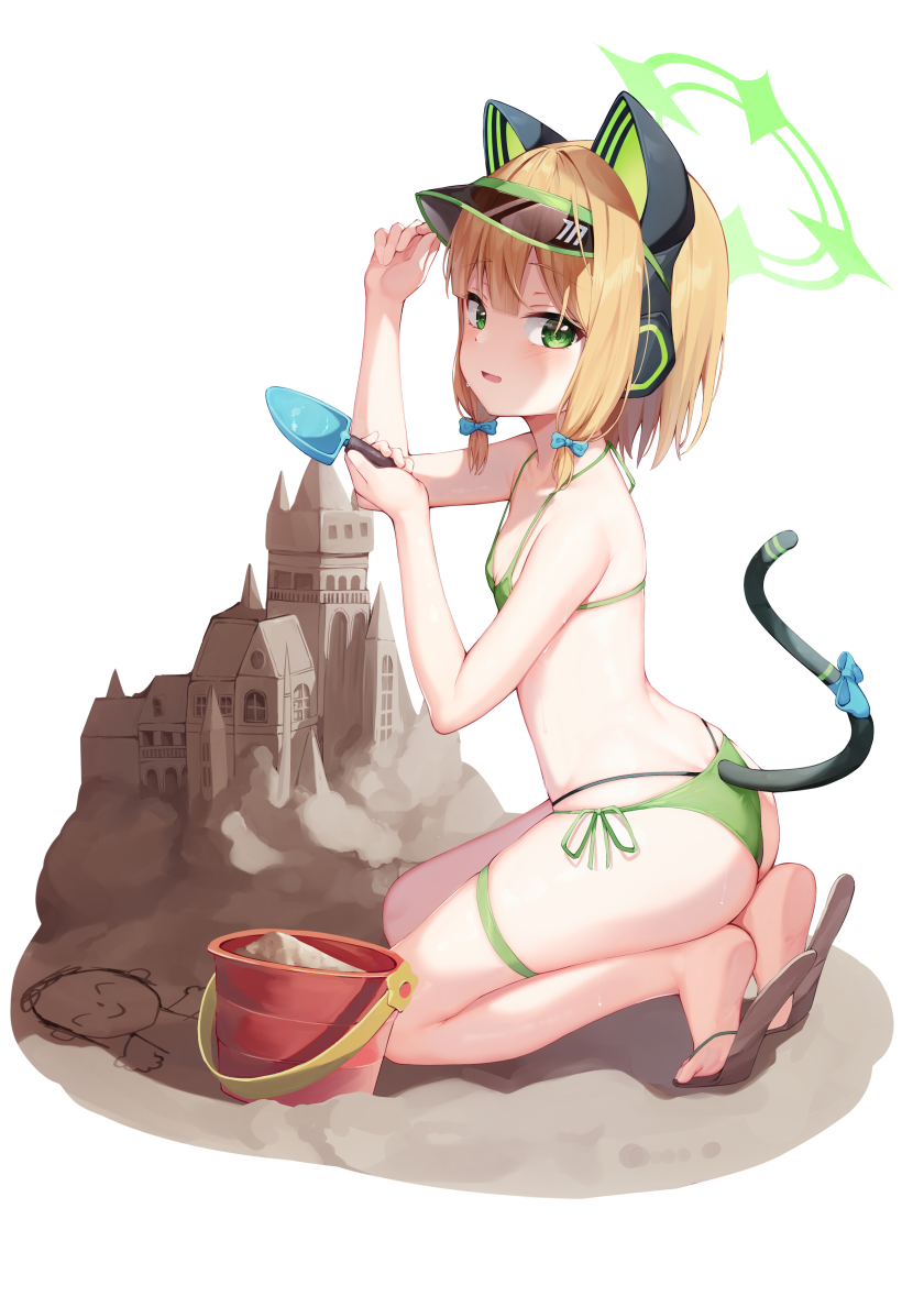 sensei, doodle sensei, and midori (blue archive) drawn by mannack