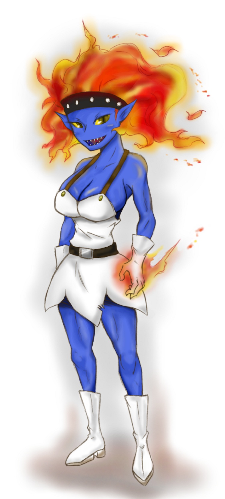 flame soldier (dragon quest and 1 more) drawn by vhd2id