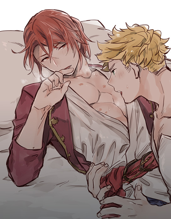 vane and percival (granblue fantasy) drawn by touya_tsuzuru
