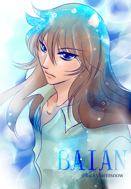 hippocampus baian (saint seiya) drawn by shiranui_raki